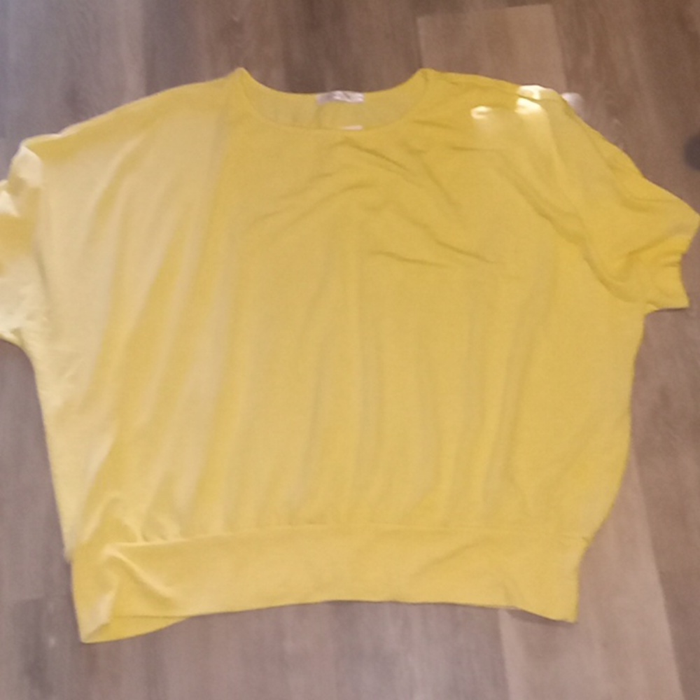Rickis XXL bright yellow top NWT